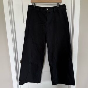 Universal Threads High-rise Cropped Black Sailor Jeans